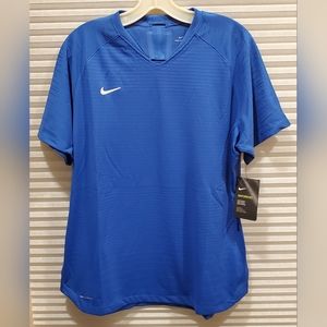 Nike Vaporknit Soccer Jersey Womens Size XL Blue AQ2727-480